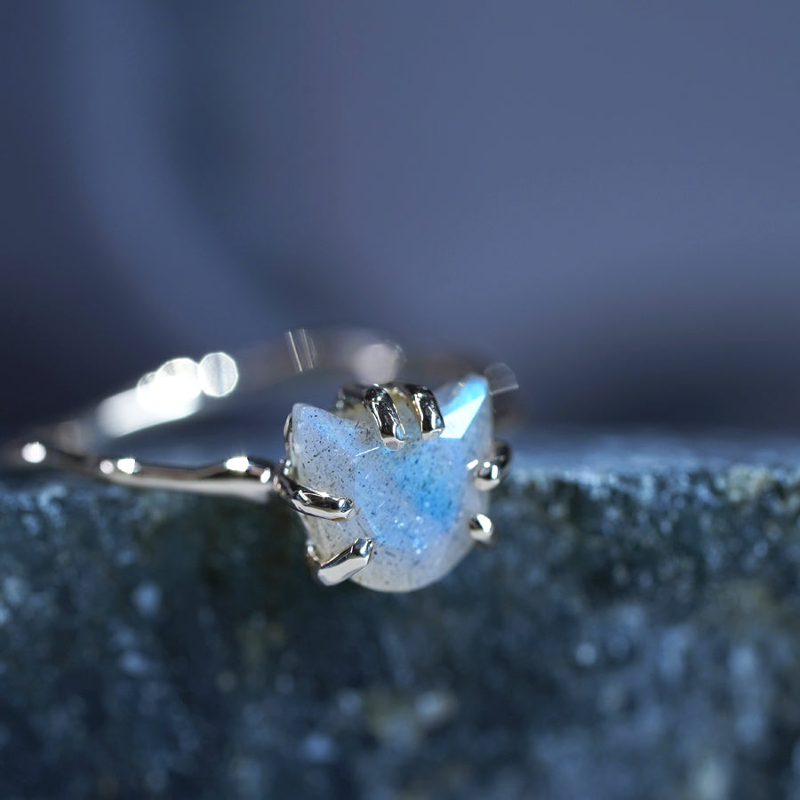 Charm ネコRing No.1177/ Labradorite