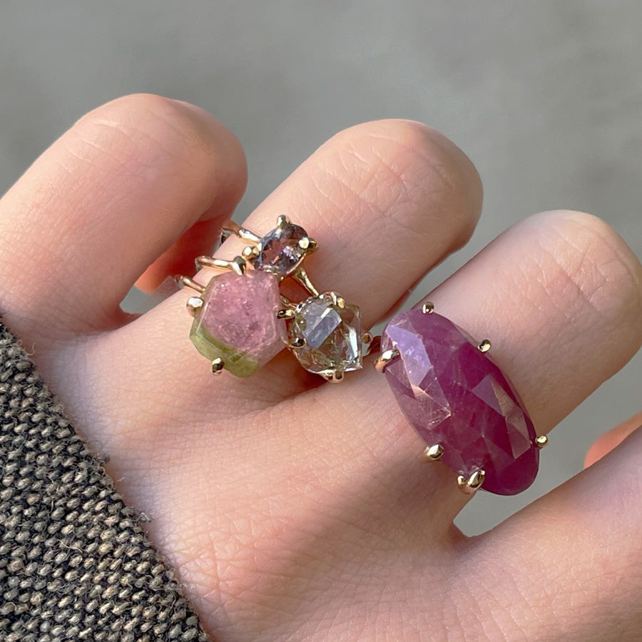 Charm Ring No.164/ Ruby