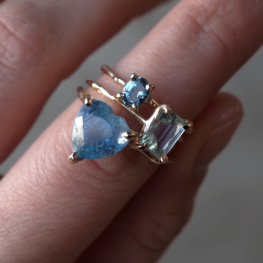 Charm Ring No.1317/ Aquamarine