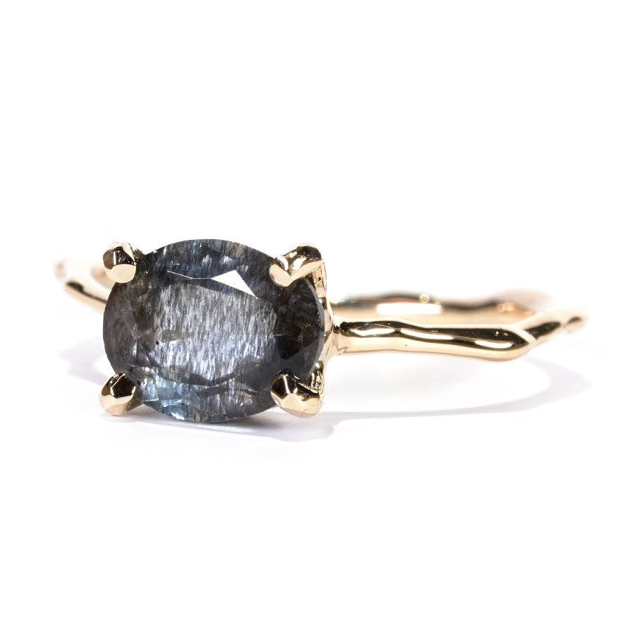 Charm Ring No.1316/ Moss Aquamarine