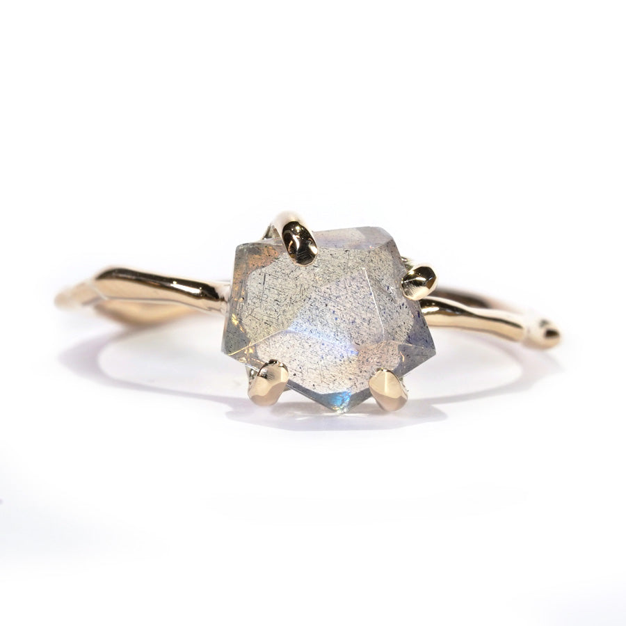 Charm Ring No.1320/ Labradorite