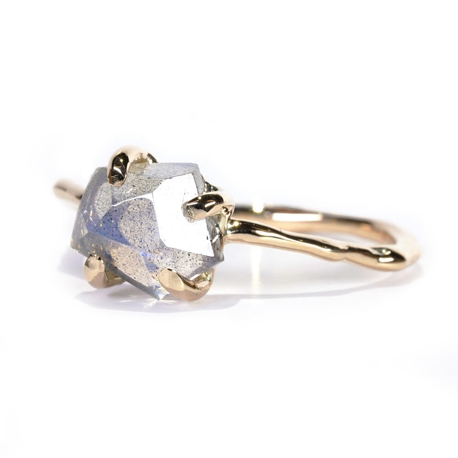 Charm Ring No.1320/ Labradorite