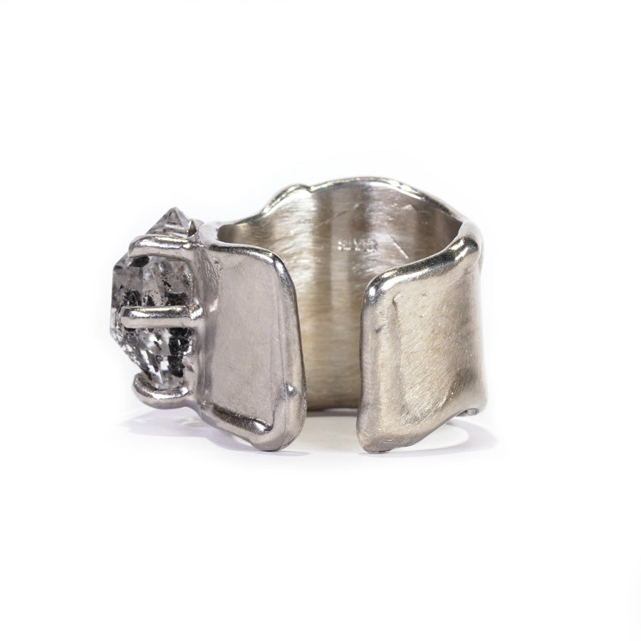 Charm Ring №1091 / Herkimer Diamond