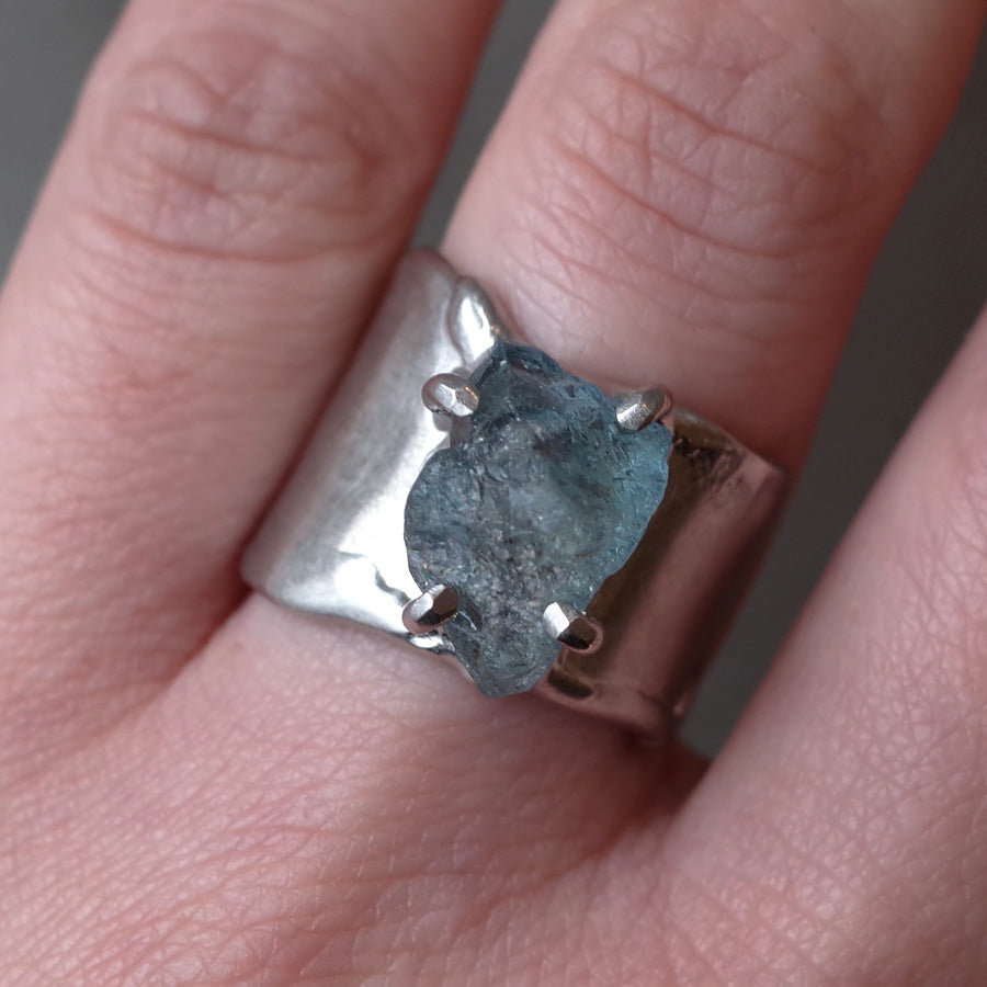Charm Ring №1091 / Herkimer Diamond