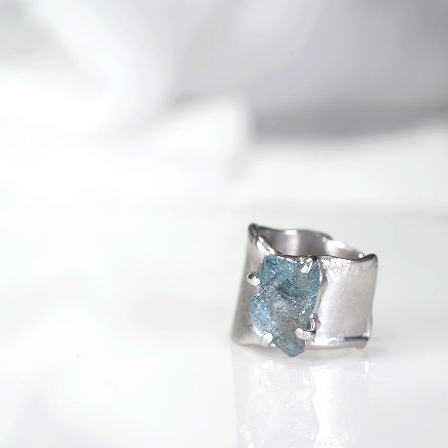Charm Ring №1091 / Herkimer Diamond