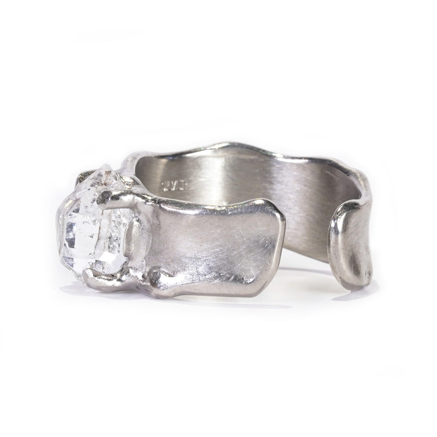 Charm Ring №1091 / Herkimer Diamond