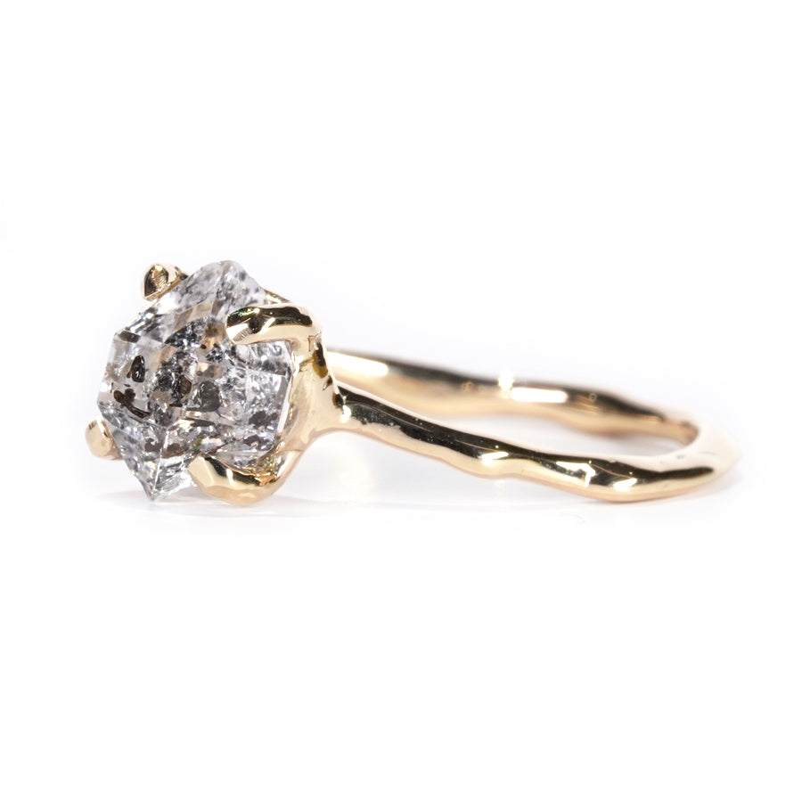 Charm Ring No.1363/ Herkimer Diamond