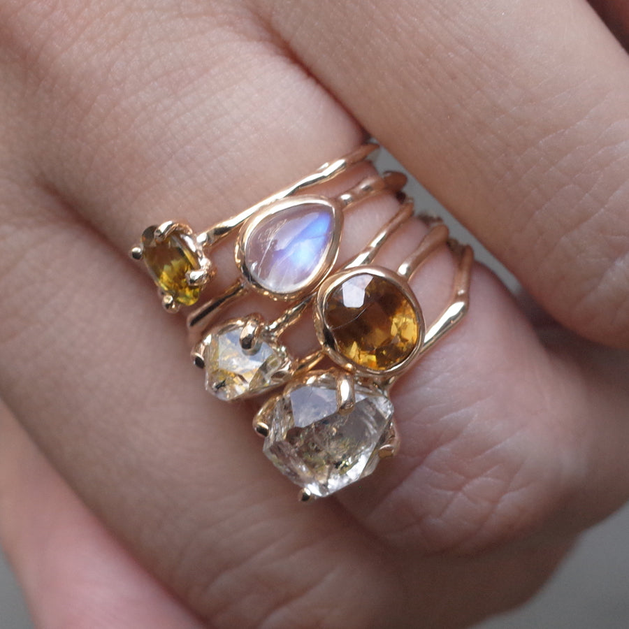 Charm Ring No.1371/ Moon Stone
