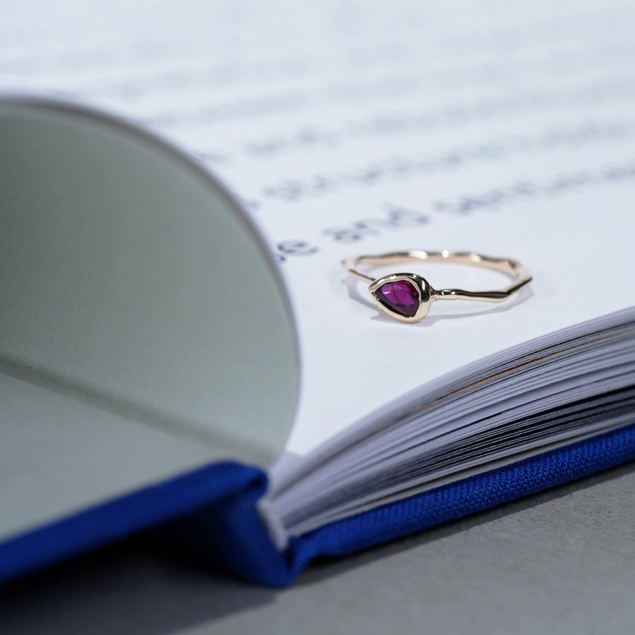 Charm Ring No.1379/ Ruby