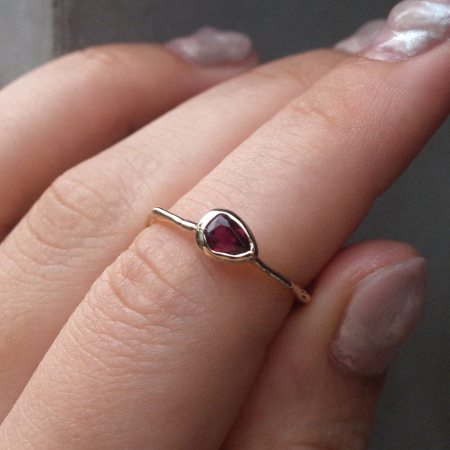 Charm Ring No.1379/ Ruby