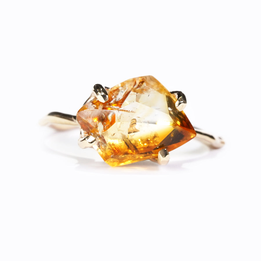 Charm Ring No.1387/ Citrine