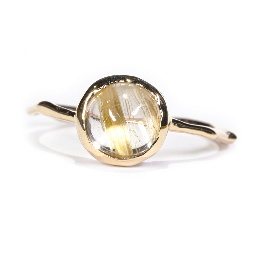 Charm Ring No.1388/ Rutilelated Quartz