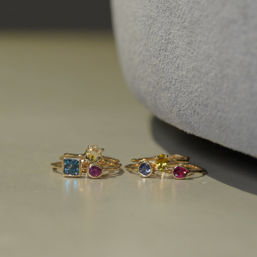 Charm Ring No.1401/ Oil in Quartz