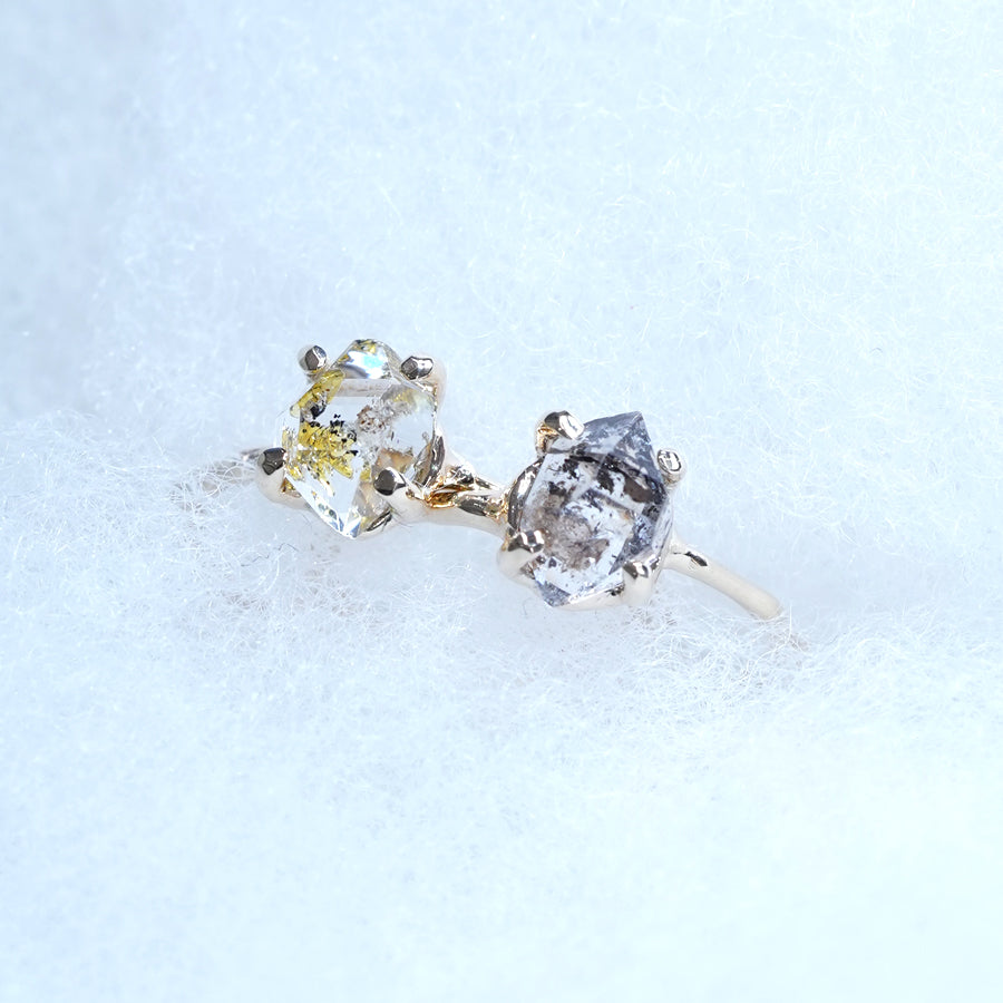 Charm Ring No.1398/ Herkimer Diamond