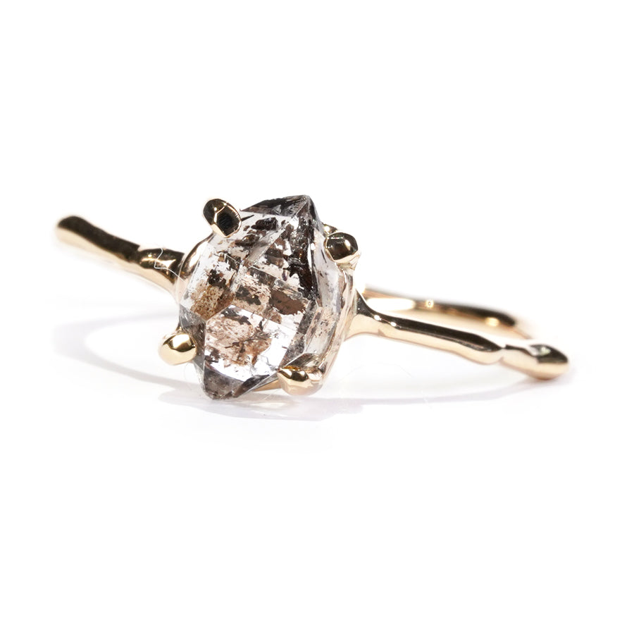 Charm Ring No.1398/ Herkimer Diamond