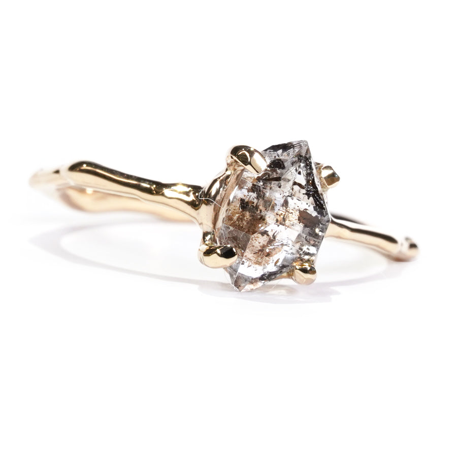 Charm Ring No.1398/ Herkimer Diamond