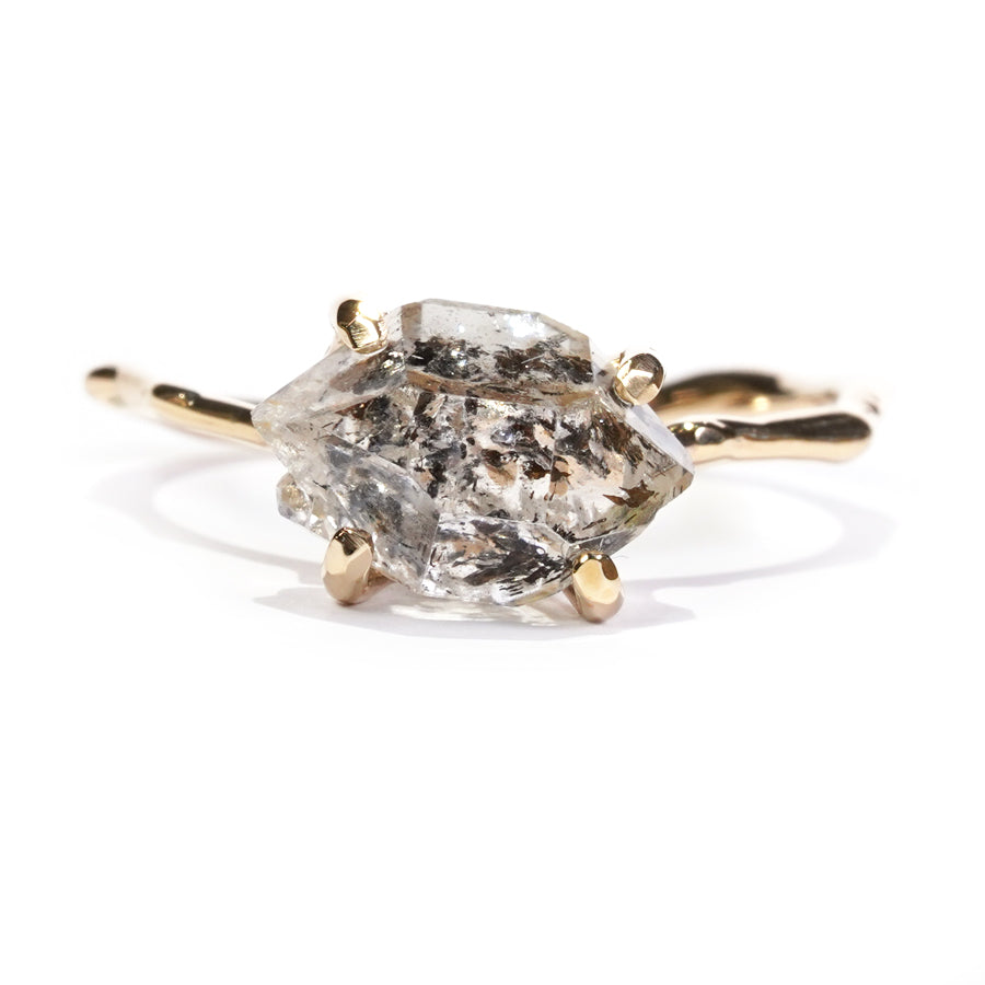 Charm Ring No.1402/ Herkimer Diamond