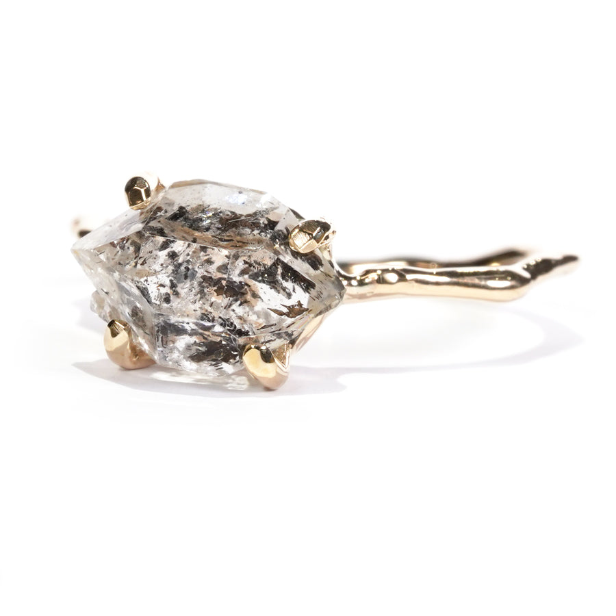 Charm Ring No.1402/ Herkimer Diamond