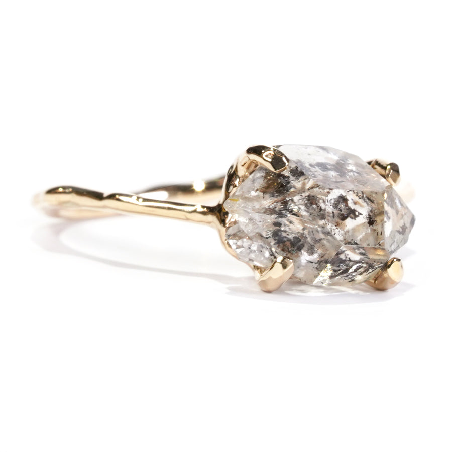 Charm Ring No.1402/ Herkimer Diamond