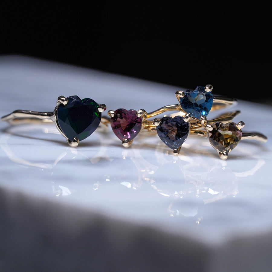 Charm Ring No.1423/Black Opal