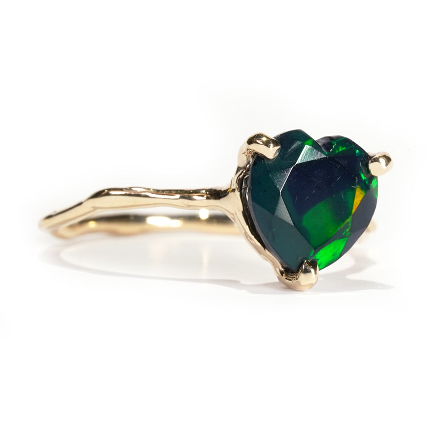 Charm Ring No.1423/Black Opal