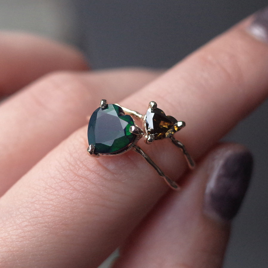 Charm Ring No.1423/Black Opal
