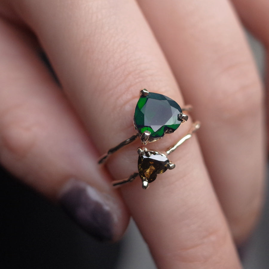 Charm Ring No.1423/Black Opal