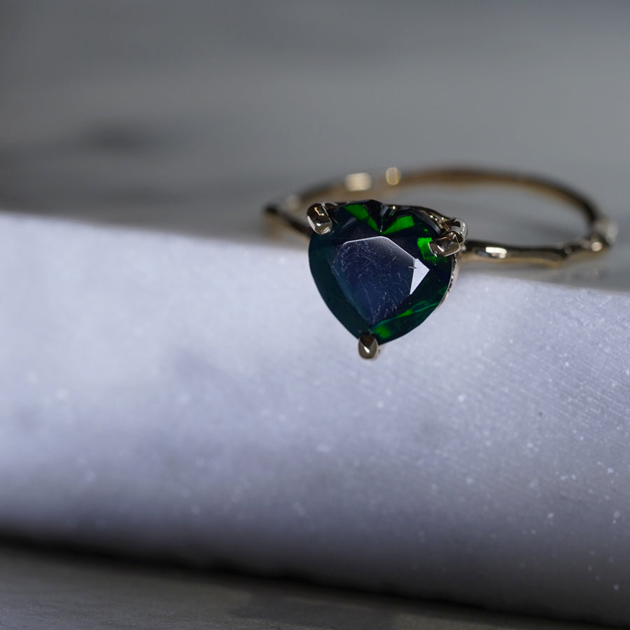 Charm Ring No.1423/Black Opal