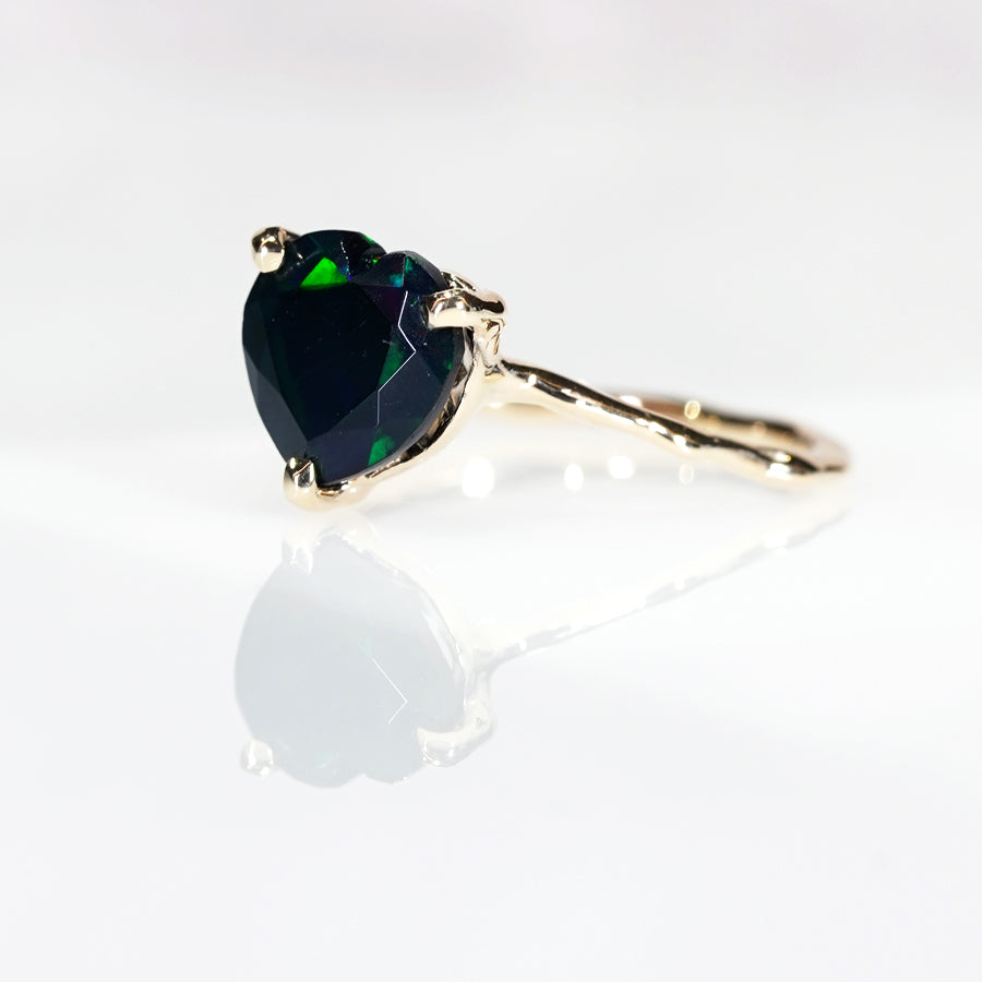 Charm Ring No.1423/Black Opal