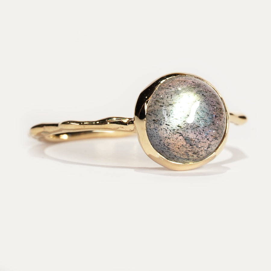 Charm Ring No.1431/ Labradorite