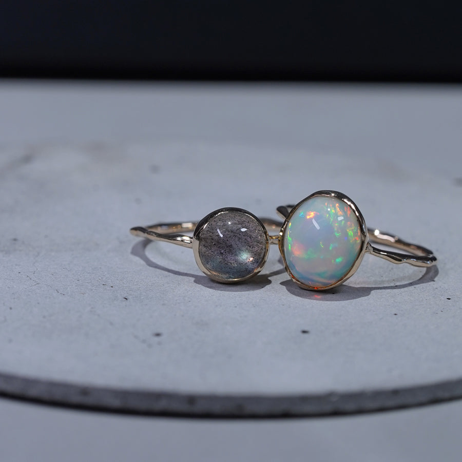 Charm Ring No.1431/ Labradorite