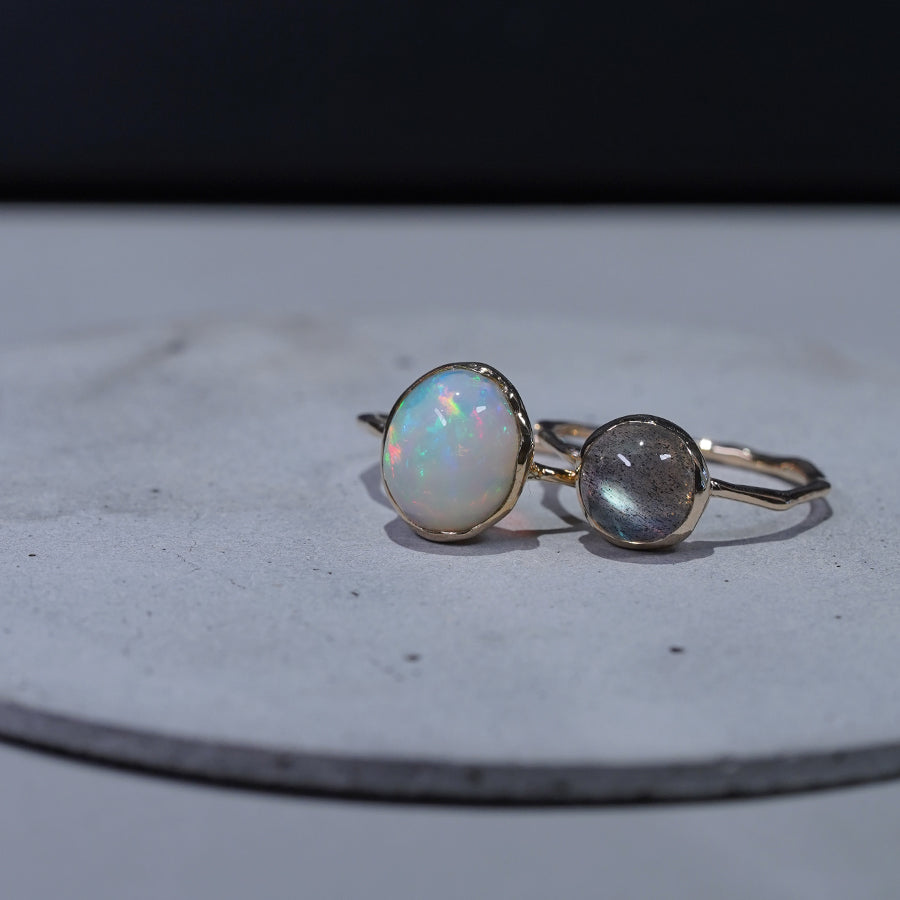 Charm Ring No.1431/ Labradorite