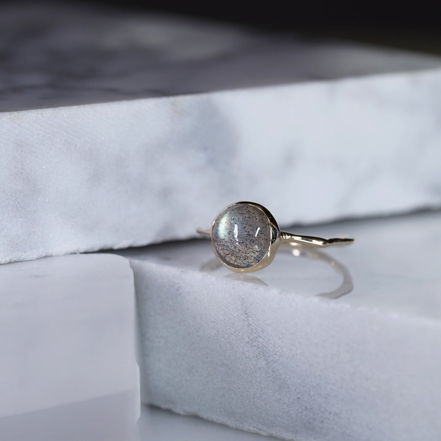 Charm Ring No.1431/ Labradorite