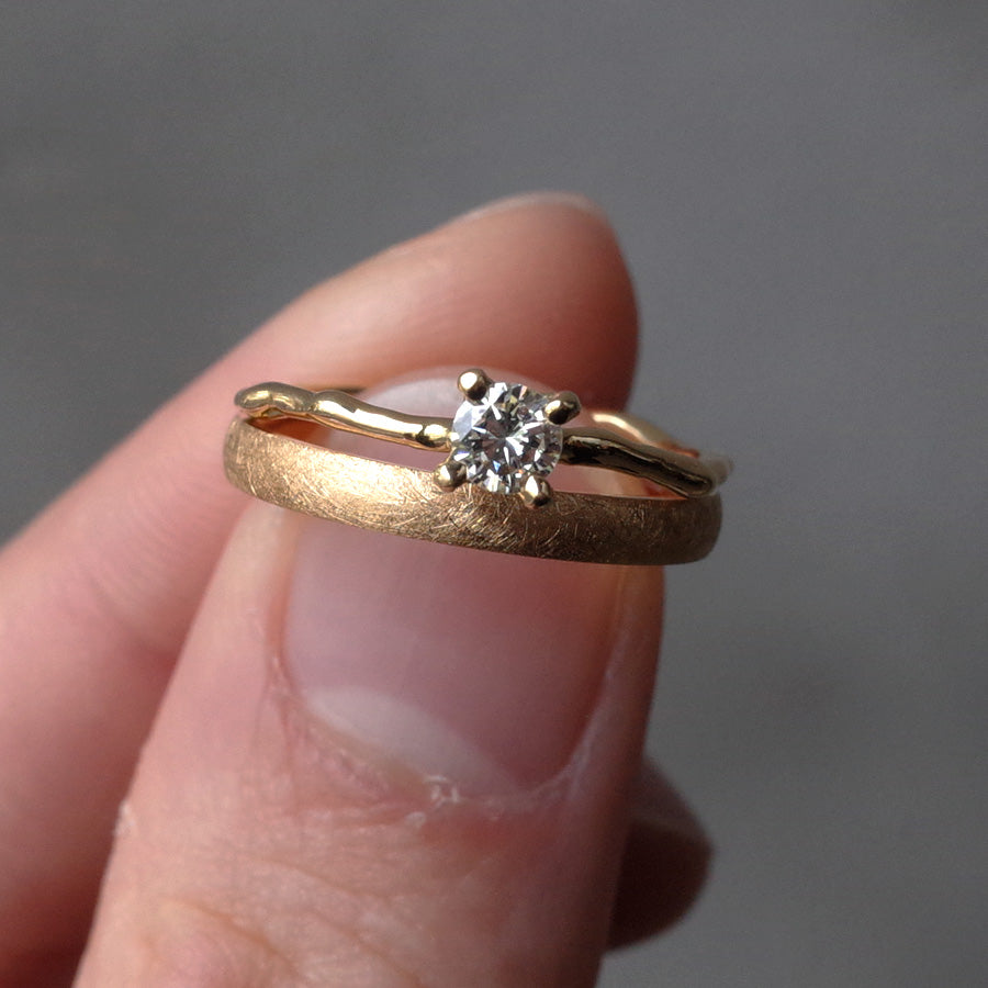 K18 Diamond Ring  №1520