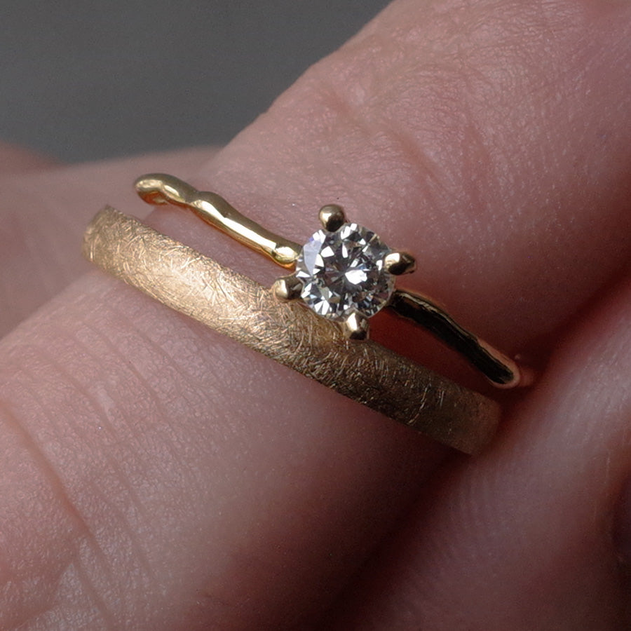K18 Diamond Ring  №1520