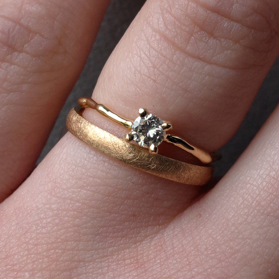 K18 Diamond Ring  №1520