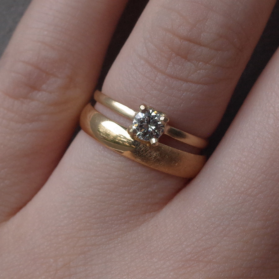 K18 Diamond Ring №1525