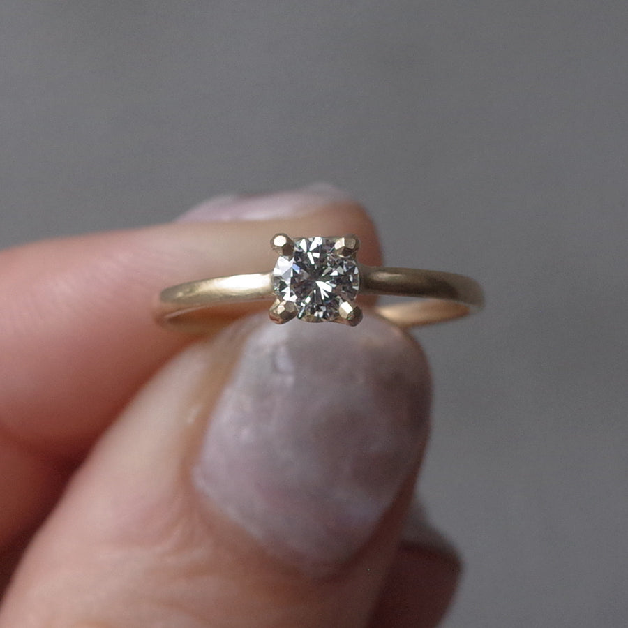 K18 Diamond Ring №1525