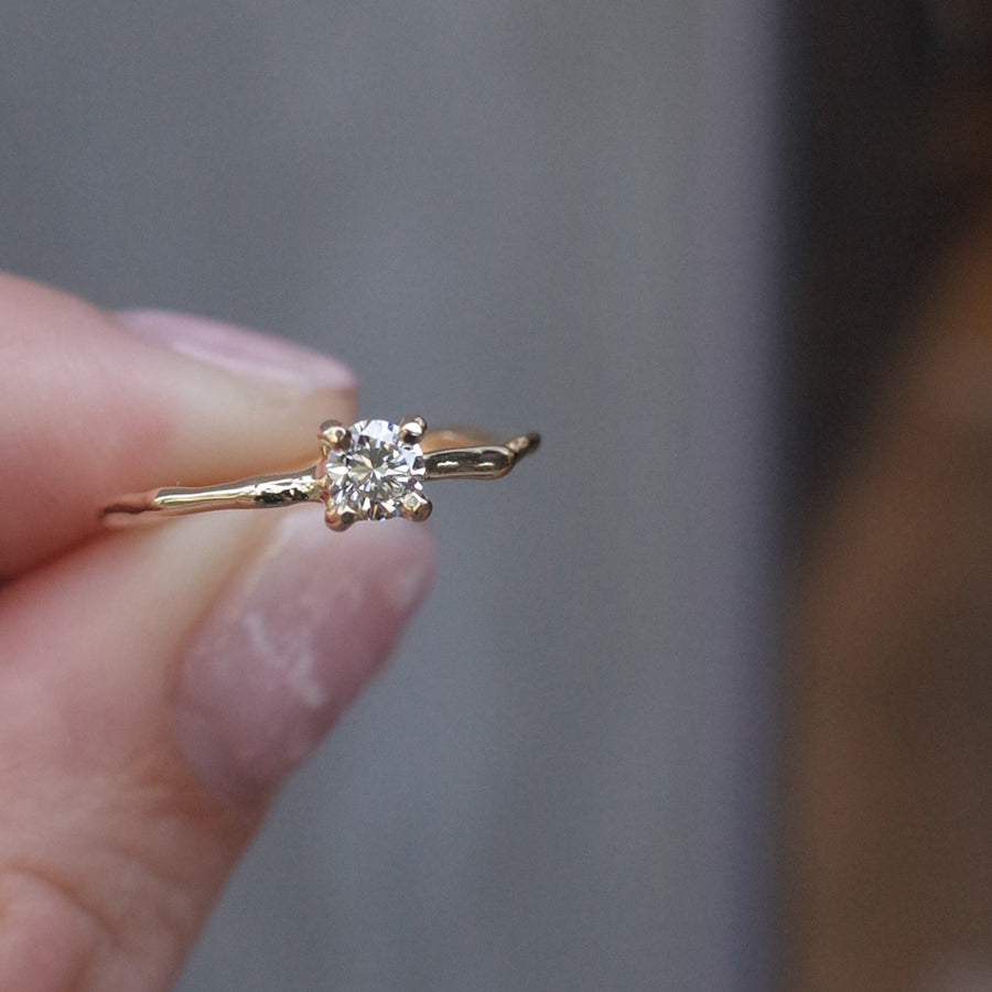 K18 Diamond Ring №1528