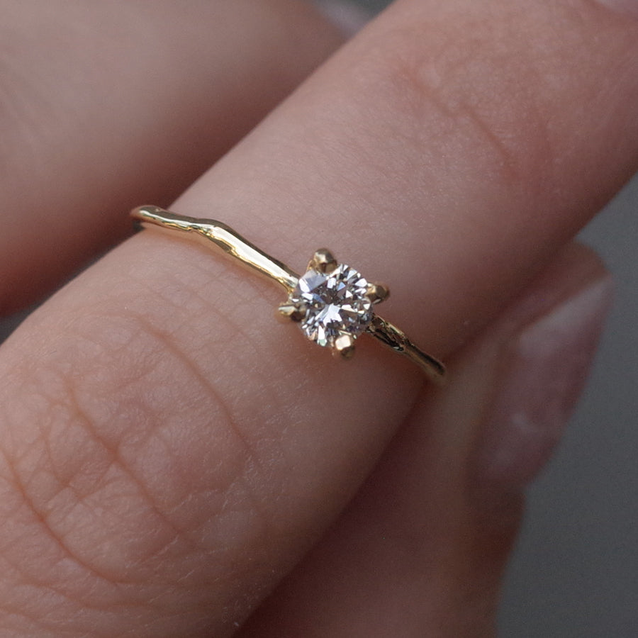 K18 Diamond Ring №1528