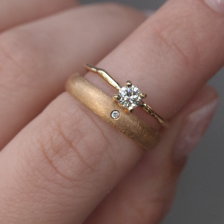 K18 Diamond Ring №1528