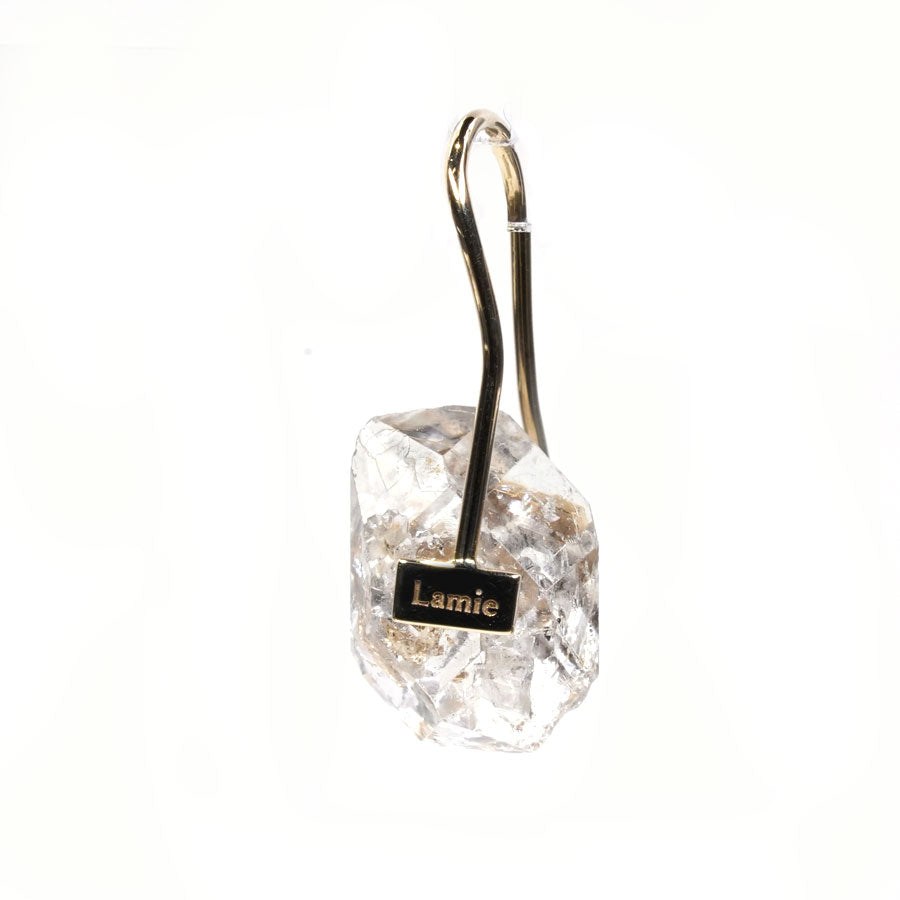 Bag ピアス  №1869/Herkimer Diamond