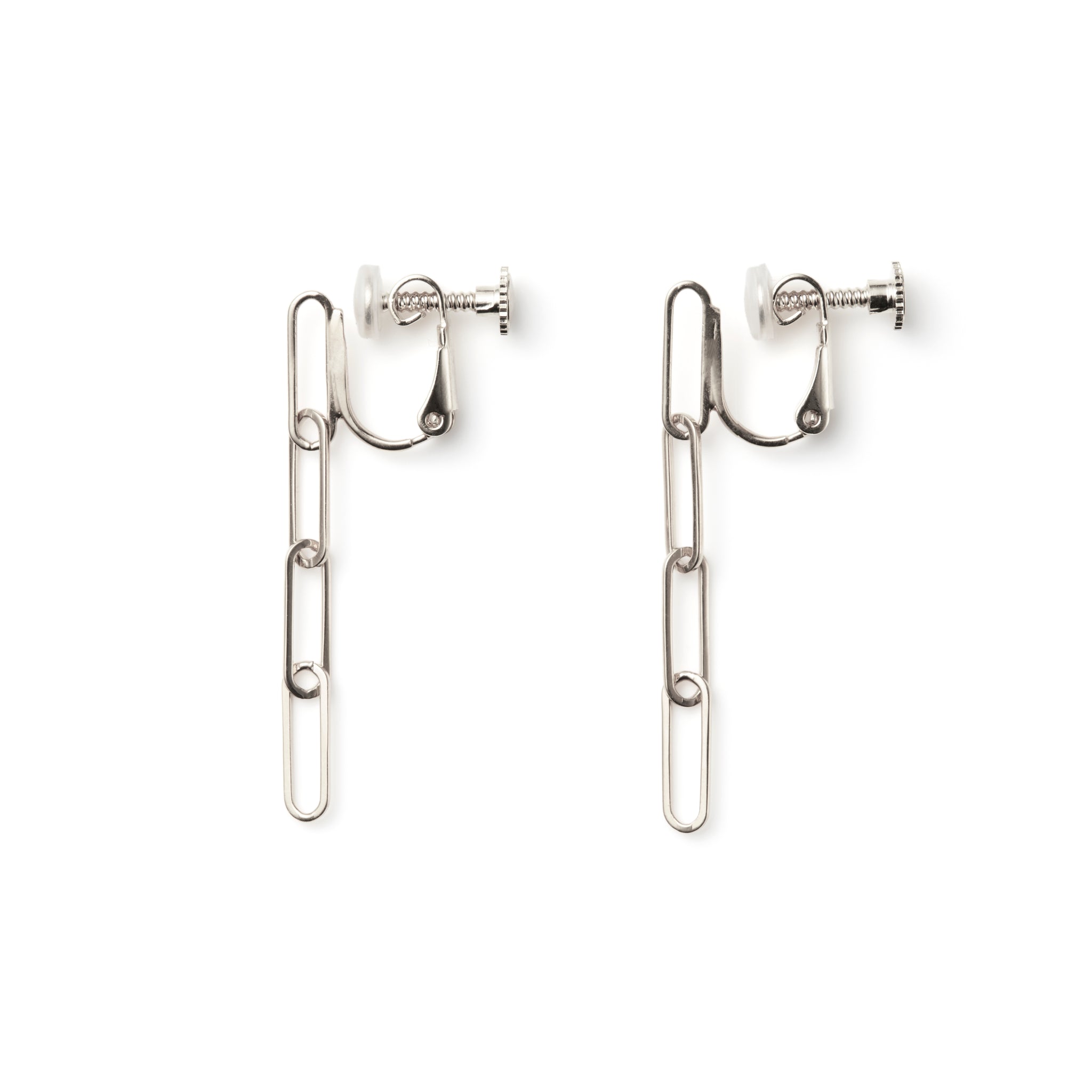 Chain earrings (Silver)
