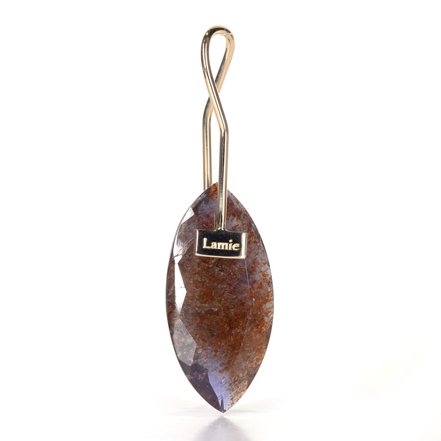 Bag ピアス  №2056/ Iolite Sunstone