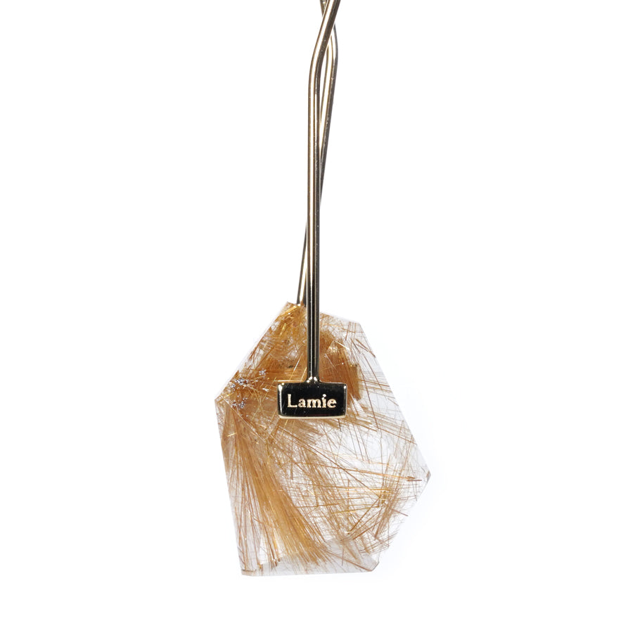 Bag ピアス №2124/ Rutilelated Quartz