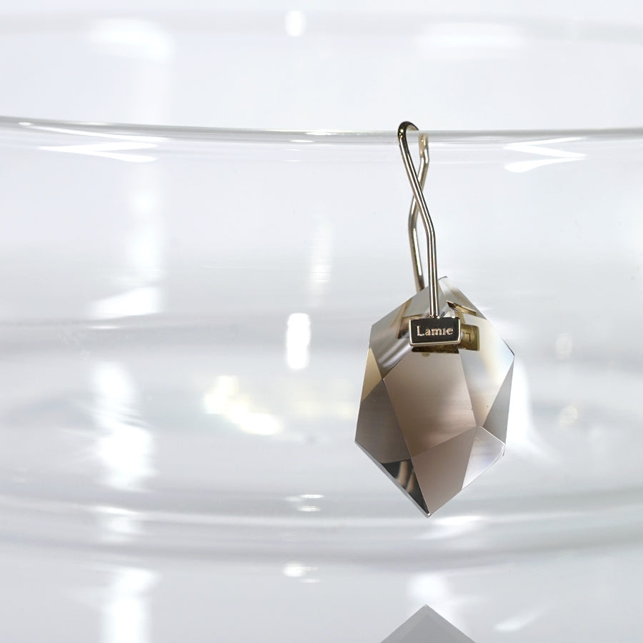 Bag ピアス №2132/Smoky Quartz