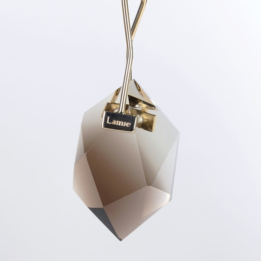 Bag ピアス №2132/Smoky Quartz