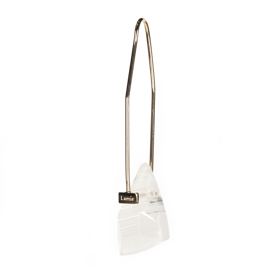 Bag ピアス  №2138/ Stripe Quartz