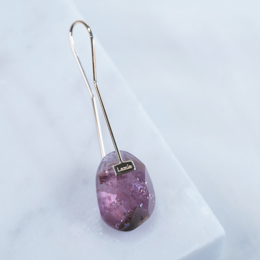 Bag Earrings No. 2033/ Tourmaline