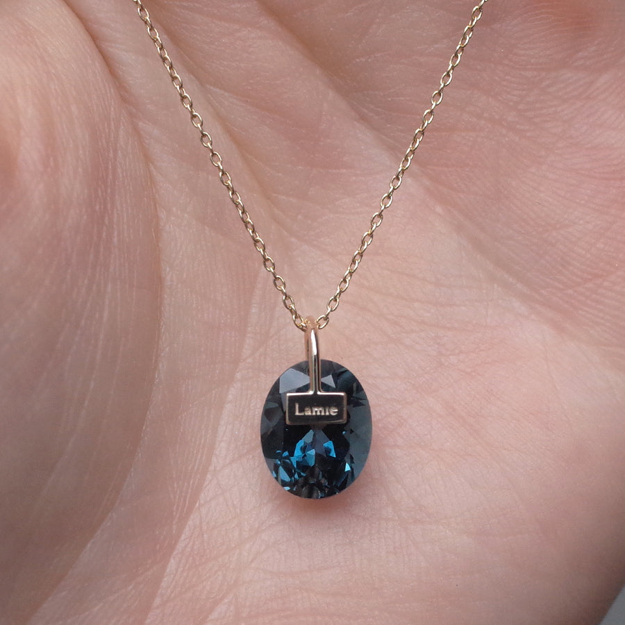 Bag Top №3081/ London Blue Topaz